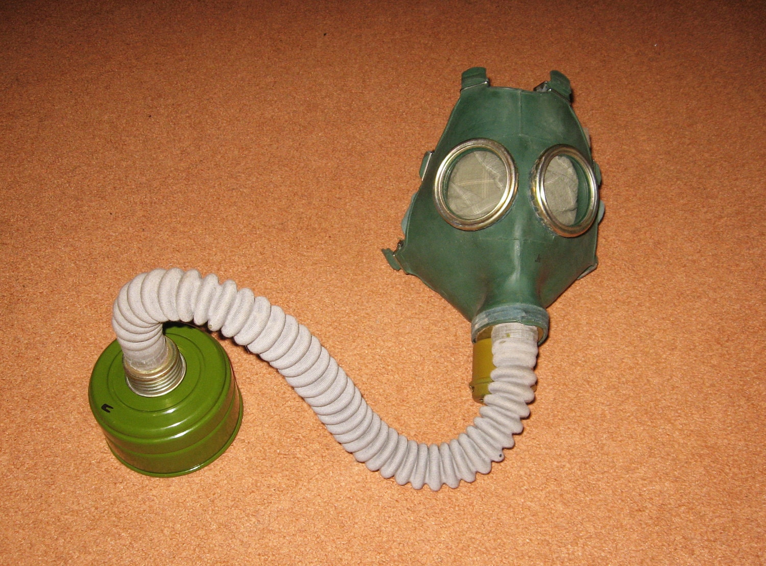 Vintage Gas Mask GP-4u from Soviet Union (Russian),NEVER was not  USED, cyber mask, cyber goth respirator
