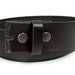 Small Brown Leather Belt Strap For Belt Buckle, Brown Interchangeable Snap On Belt Strap