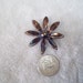 Vtg Pin- Funky Flower -P964