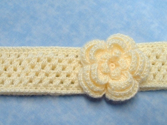 Puff Stitch Women's Headband crochet