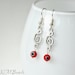 Music Jewelry, Treble Clef Red Evil Eye Earrings and Bracelet, Musician Gift, Sale Jewelry