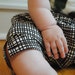Unisex baby ninja pants, size 6-12 months, harem pants, capri length baby pants