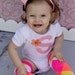 SALE Baby girl one piece bodysuit and leg warmer set with custom initial, Spring, pink, orange, flower, argyle, baby girl fashion, Birthday