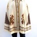 Vintage Aztec Indian Knit Cape