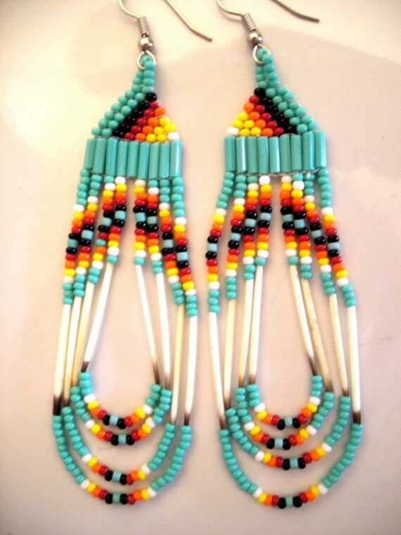 Unique Southwest/ Native American Beaded by Lamebeavertradingco