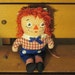 Small Raggedy Andy Doll 7 inches tall sweet.