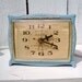RESERVED for Jennifer May Vintage GE Electric Alarm Clock Baby Blue 1950's Bedside clock