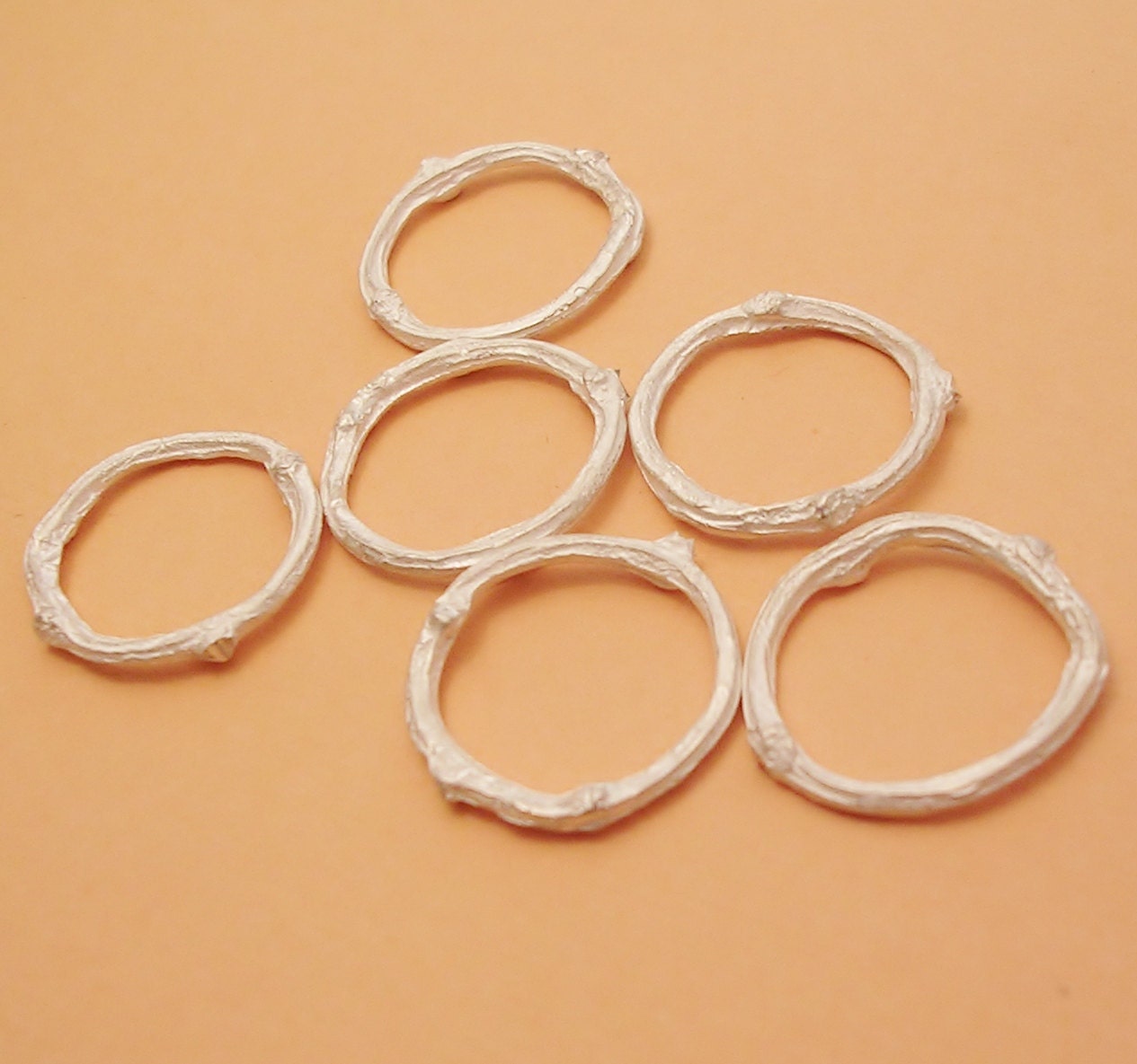 twig ring shanks sterling raw silver casting jewelry making