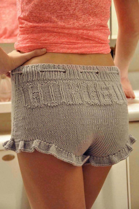 knitted shorts h&m