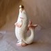 Russian Fish Pitcher - Hand Painted Ceramic