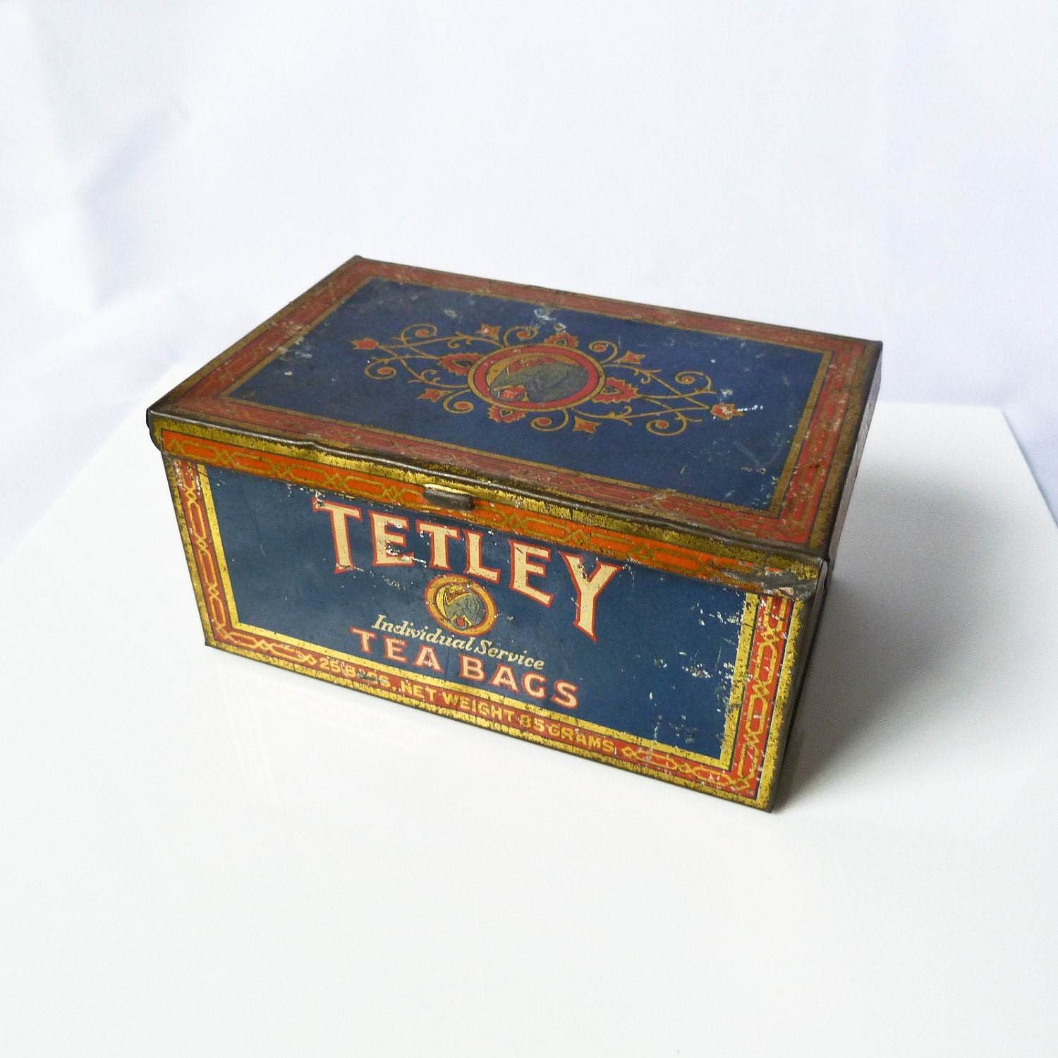 antique tea box