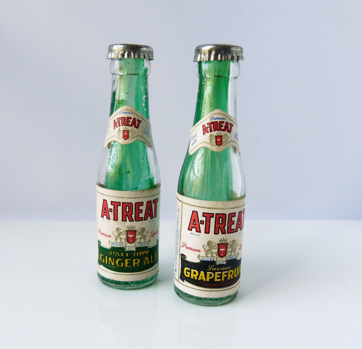 ATreat Soda Bottle Salt and Pepper Shakers in Original Box