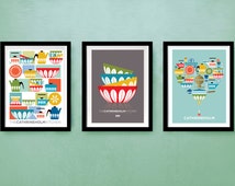 Popular items for kitchen retro on Etsy