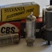 Industrial steampunk supplies, 3 vacuum tubes, vintage supplies, destash, glass vacuum tubes, electron tubes, valve tubes, original boxes