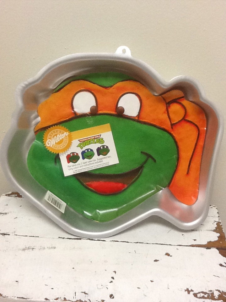 1991 TMNT Ninja Turtle Wilton Cake Mold