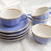 vintage french espresso cups, french cups, vintage cups, vintage french cups, lilac
