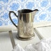 vintage metal pitcher, vintage metal creamer, small pitcher, pitcher, creamer, shabby chic, cottage chic