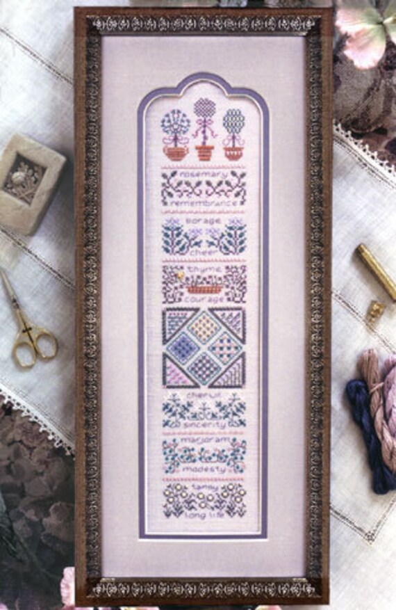 The Drawn Thread Cross Stitch Chart Cloister Garden