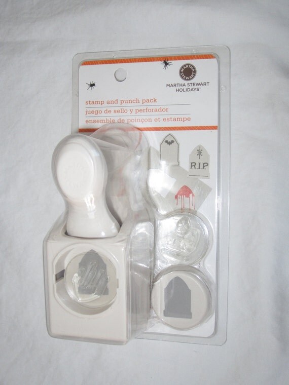 Martha Stewart Paper Punch Craft Die Cut Stamp Tombstone Martha Stewart Paper Punch Craft Die Cut Stamp Tombstone