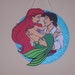 Disney's The Little Mermaid Ariel and Eric Wreath / Wall hanging Art