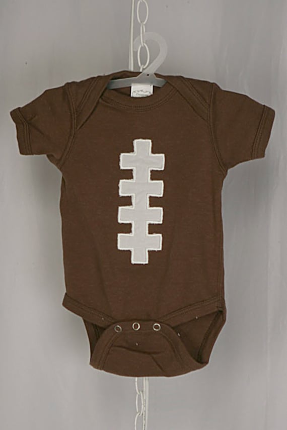 Football Onesie by BariAnns on Etsy