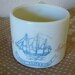 Vintage Old Spice milk glass shaving mug ship friendship Clifton NJ 9 Early American