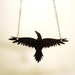 Raven- inspired by "The Crow", Necklace- Laser Cut Acrylic