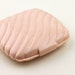 Salmon Pink 1980s Double Mirror Compact Style Pocket Mirror
