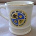 Vintage USS Long Beach CGN-9 Strike Hard Strike Home Motto Mug Cup Shaving mug Rare