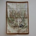 Reserved - SALE 50% OFF - Vintage Tea Towel Forest Glade, Unused/Mint/Dish Cloth/Kitsch //TP25