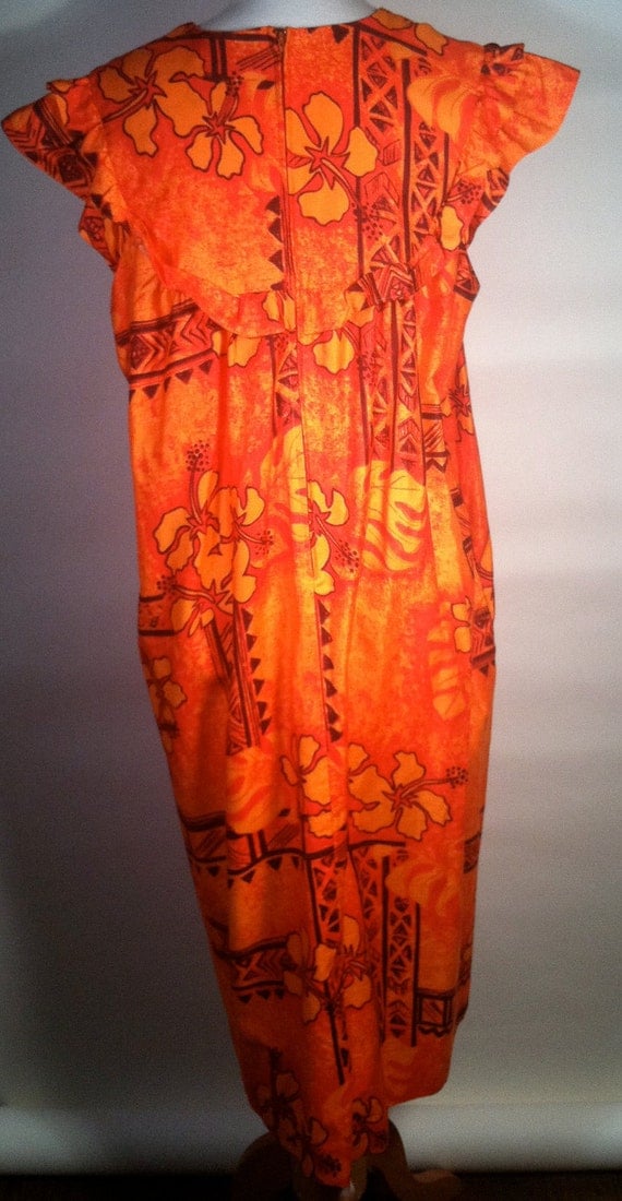 HAWAIIAN Moo Moo Shift Dress HILO HATTIES Made in Hawaii