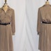 RESERVED for RICE Vintage Secretary Dress - XXL Silky Day Frock
