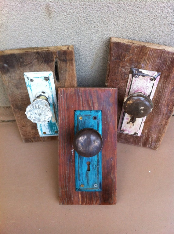 Items similar to Repurposed door knobs on Etsy
