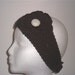 Brown knit ear warmer / headband