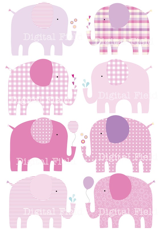 free clip art pink elephants - photo #33