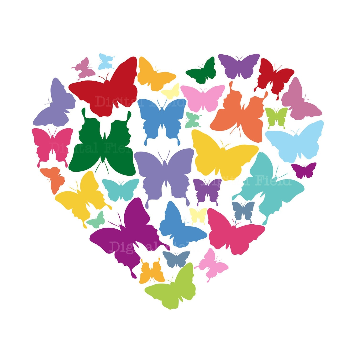 free colorful butterfly clipart - photo #47