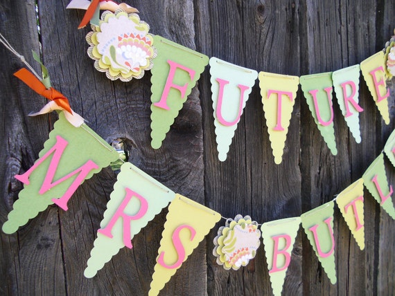  Custom Bridal Shower Banner Wedding Shower by 