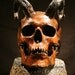 Horned Skull Cast Aluminum