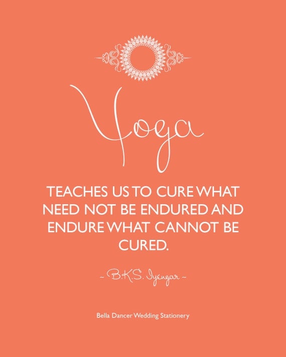 Items similar to Yoga Art Inspiration Quote 8 x 10" Printable on Etsy