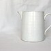 Reserved for Jessica, French country kitchen white pitcher, French farmhouse milk jug, milk pitcher, water pitcher, black and white kitchen