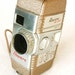 1951 vintage camera, 8mm movie camera, coffee cream colored metal, inudstrial chic, shabby chic