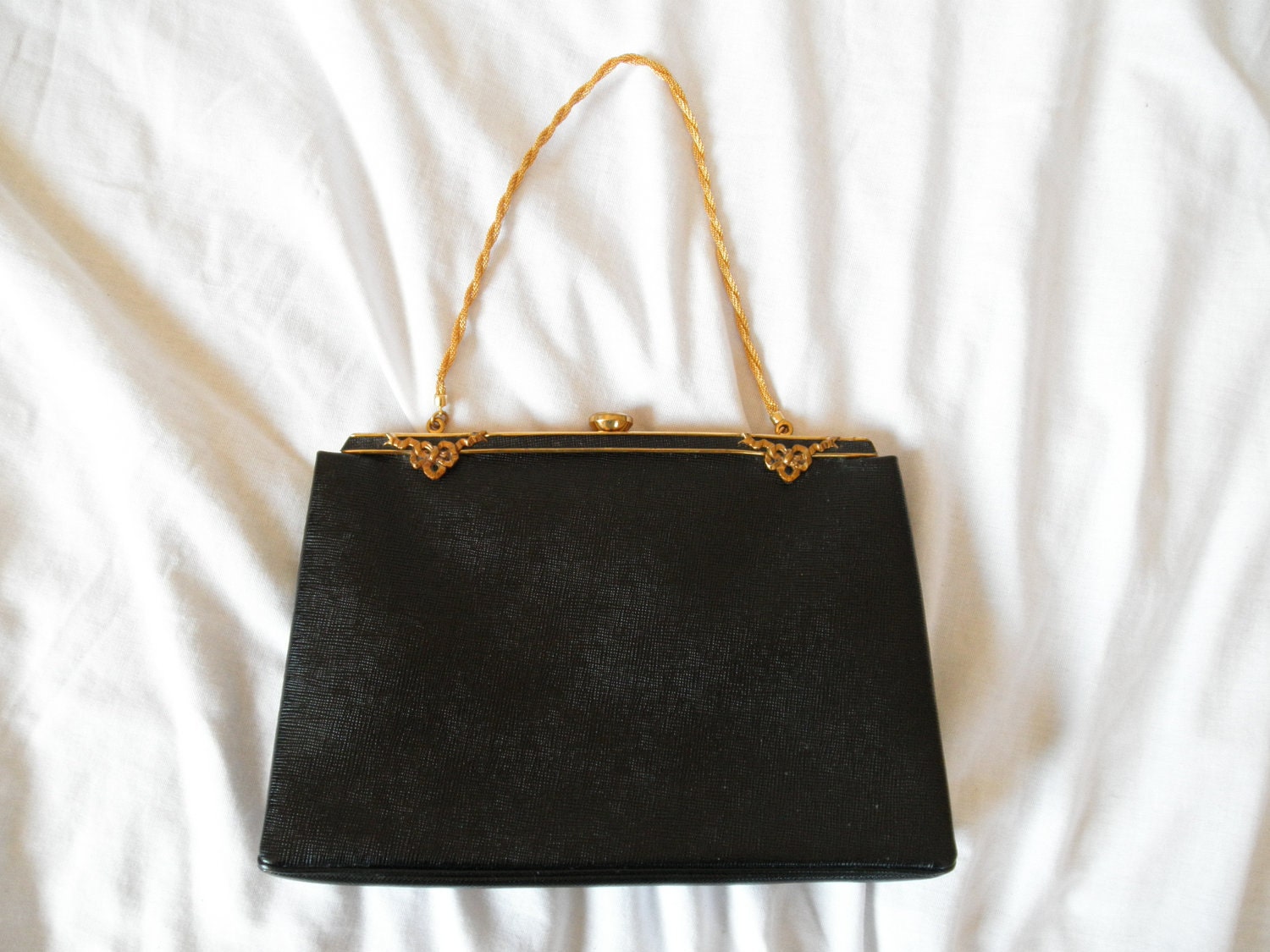 Vintage 1950s Harry Rosenfeld handbag convertible clutch