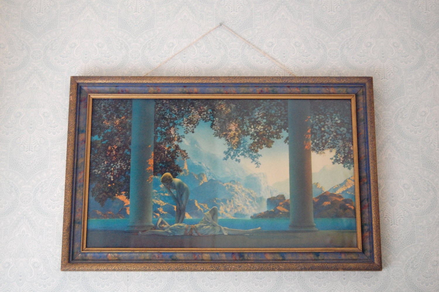 Original Maxfield Parrish Daybreak Framed Print
