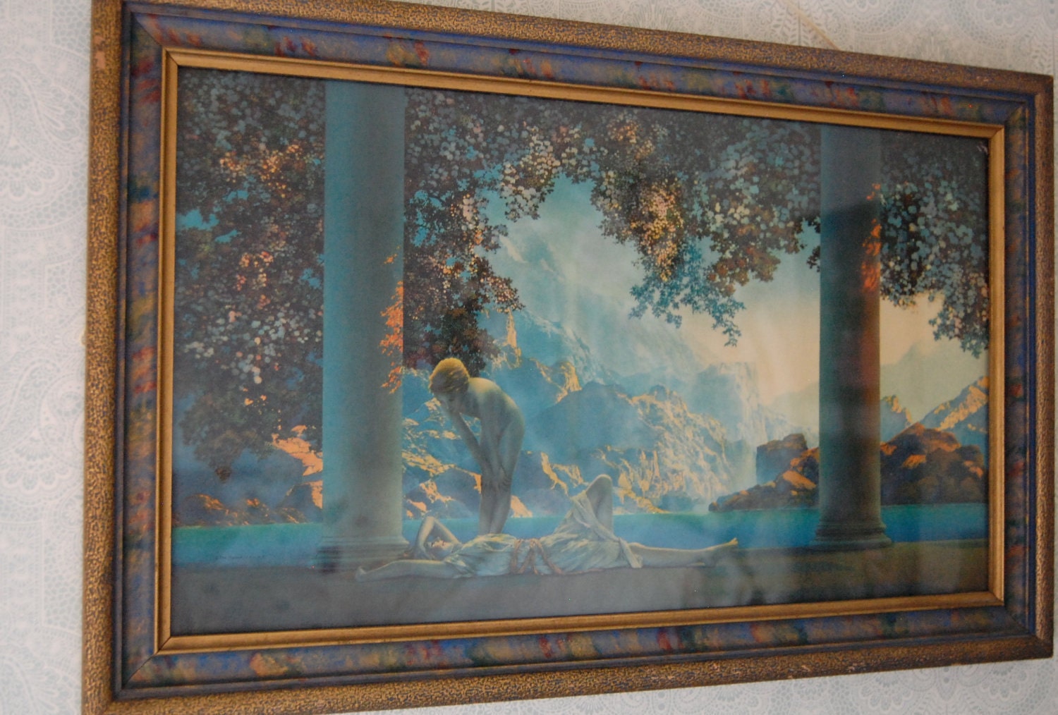 Original Maxfield Parrish Daybreak Framed Print   Il Fullxfull.308956385 