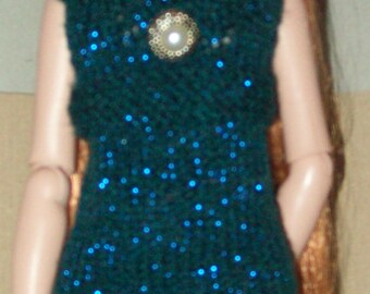 Moonlight: A shimmery evening dress & jacket ensemble for Ellowyne Wilde