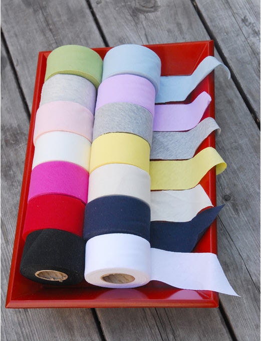Cotton Jersey Knit Bias Tape in 14 Colors 3.54 cm Wide