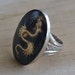 Amazing NOS art deco chinese-style dragon ring