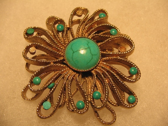 Vintage CAPRI pin Costume Jewelry Brooch by uselessorpriceless