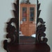 ART DECO Mirrored Wall Shelf Scroll Sconce Marked Scroll Products Rockford Ill. 1900-1930's
