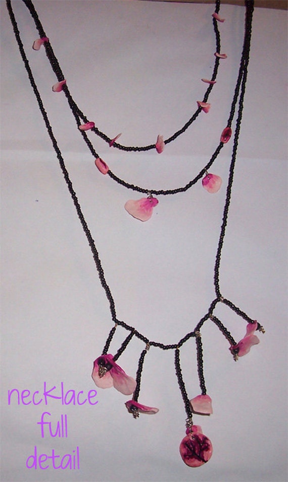 Items similar to Cherry Blossom Jewelry Set on Etsy